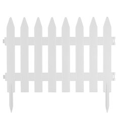 Садовый забор (ограждение) Prosperplast Garden Classic - IPLSU2-S449 бордюр белый